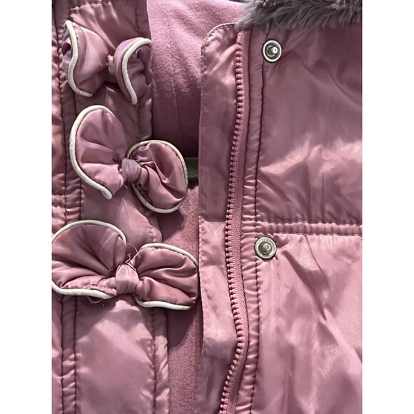 First Impressions Baby Snowsuit Pink Hooded One-Piece 18 Months Bodywarmer - Picture 3 of 16